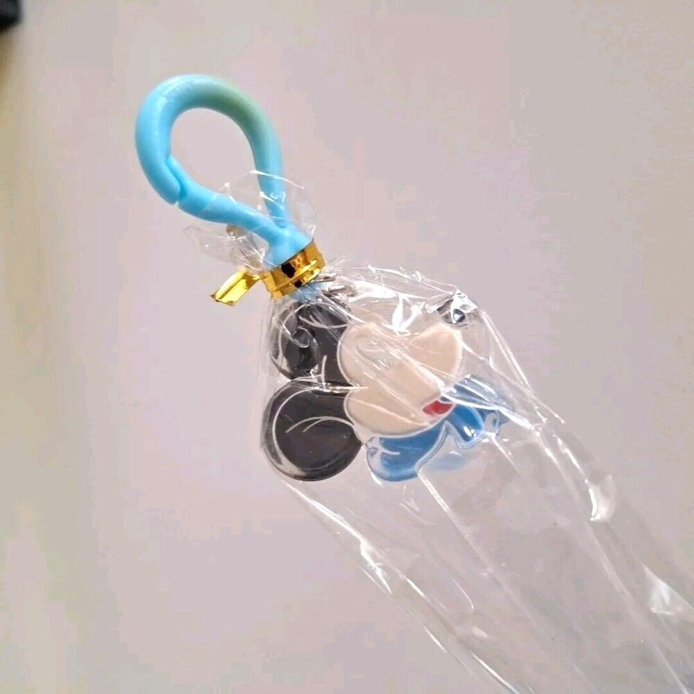 Disney Mickey Mouse Kids Toothbrush Blue & Clear Travel Hook Vintage - Picture 5 of 7